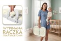 PRZEWIJAK PIANKOWY MOBILNY NESTA Z MOCOWANIEM DO ŁÓŻECZKA DZIECIĘCEGO WANILIOWY