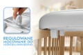 PRZEWIJAK PIANKOWY MOBILNY NESTA Z MOCOWANIEM DO ŁÓŻECZKA DZIECIĘCEGO SZARY