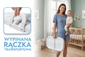 PRZEWIJAK PIANKOWY MOBILNY NESTA Z MOCOWANIEM DO ŁÓŻECZKA DZIECIĘCEGO SZARY