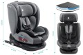 FOTELIK SAMOCHODOWY OBROTOWY ALEXANDER 360° SZARO-CZARNY 40-150 CM i-Size R129 + ISOFIX
