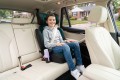FOTELIK SAMOCHODOWY MODEL LEONARDO CZARNO-ZIELONY PIKOWANY R129 100-150 CM ISOFIX