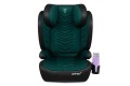 FOTELIK SAMOCHODOWY MODEL LEONARDO CZARNO-ZIELONY PIKOWANY R129 100-150 CM ISOFIX