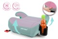 FOTELIK SAMOCHODOWY PODKŁADKA SIEDZISKO Z ISOFIX SZARO-RÓŻOWY R129 125-150 CM