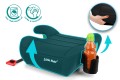 FOTELIK SAMOCHODOWY PODKŁADKA SIEDZISKO Z ISOFIX CZARNO-SZARY R129 125-150 CM