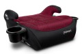FOTELIK SAMOCHODOWY PODKŁADKA SIEDZISKO MIMORI CZARNO-BORDOWY ISOFIX R129 125-150 CM