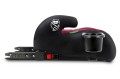 FOTELIK SAMOCHODOWY PODKŁADKA SIEDZISKO MIMORI CZARNO-BORDOWY ISOFIX R129 125-150 CM