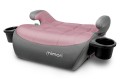 FOTELIK SAMOCHODOWY PODKŁADKA SIEDZISKO MIMORI SZARO-RÓŻOWY ISOFIX R129 125-150 CM