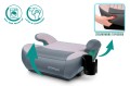 FOTELIK SAMOCHODOWY PODKŁADKA SIEDZISKO MIMORI SZARO-RÓŻOWY ISOFIX R129 125-150 CM