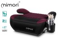 FOTELIK SAMOCHODOWY PODKŁADKA SIEDZISKO MIMORI CZARNO-BORDOWY ISOFIX R129 125-150 CM