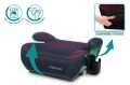 FOTELIK SAMOCHODOWY PODKŁADKA SIEDZISKO MIMORI CZARNO-BORDOWY ISOFIX R129 125-150 CM