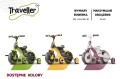 WIELOFUNKCYJNY ROWEREK DLA DZIECI TRÓJKOŁOWY 4W1 TRAVELLER ZIELONY