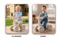 JEŹDZIK DZIECIĘCY 4-KOŁOWY 2+ MINI RIDE TRAVELLER BEŻOWY