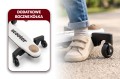 HULAJNOGA TRÓJKOŁOWA BALANSOWA Z SIEDZISKIEM BARIERKĄ I PCHACZEM MINI RIDER 5W1 BEŻOWA