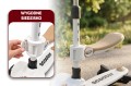 HULAJNOGA TRÓJKOŁOWA BALANSOWA Z SIEDZISKIEM BARIERKĄ I PCHACZEM MINI RIDER 5W1 BEŻOWA