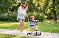 HULAJNOGA TRÓJKOŁOWA BALANSOWA Z SIEDZISKIEM BARIERKĄ I PCHACZEM MINI RIDER 5W1 RÓŻOWA