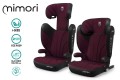 FOTELIK SAMOCHODOWY PODSTAWKA MIMORI CZARNO-BORDOWY ISOFIX R129 100-150 CM