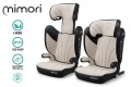 FOTELIK SAMOCHODOWY MIMORI CZARNO-BEŻOWY ISOFIX R129 100-150 CM iSIZE