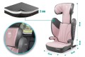 FOTELIK SAMOCHODOWY MIMORI SZARO-RÓŻOWY ISOFIX R129 100-150 CM iSIZE