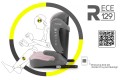 FOTELIK SAMOCHODOWY MIMORI SZARO-RÓŻOWY ISOFIX R129 100-150 CM iSIZE