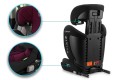 FOTELIK SAMOCHODOWY PODSTAWKA MIMORI CZARNO-BORDOWY ISOFIX R129 100-150 CM
