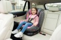 FOTELIK SAMOCHODOWY OBROTOWY ALEXANDER 360° SZARO-RÓŻOWY 40-150 CM i-Size R129 + ISOFIX