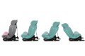 FOTELIK SAMOCHODOWY OBROTOWY ALEXANDER 360° SZARO-RÓŻOWY 40-150 CM i-Size R129 + ISOFIX