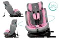 FOTELIK SAMOCHODOWY OBROTOWY ALEXANDER 360° SZARO-RÓŻOWY 40-150 CM i-Size R129 + ISOFIX