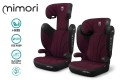FOTELIK SAMOCHODOWY MIMORI CZARNO-BORDOWY R129 100-150 CM iSIZE