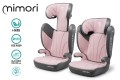 FOTELIK SAMOCHODOWY MIMORI SZARO-RÓŻOWY R129 100-150 CM iSIZE