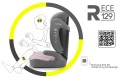 FOTELIK SAMOCHODOWY MIMORI SZARO-RÓŻOWY R129 100-150 CM iSIZE