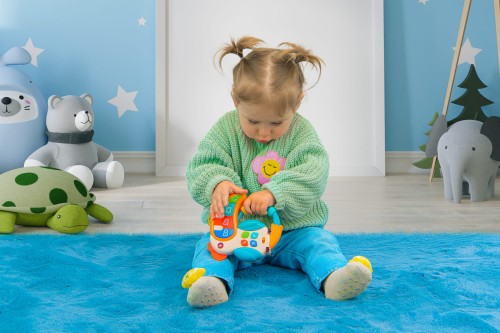 ZABAWKA MUZYCZNA GRAJĄCE PIANIKO GRYZACZEK TUKAN 3W1