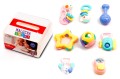GRZECHOTKA GRYZAK ZABAWKA SENSORYCZNA 8 SZTUK ZESTAW XXL