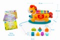 INTERKATYWNY KONIK SORTER KLOCKI KSZTAŁTY CYMBAŁKI ŚWIATŁO + DŹWIĘK 8W1
