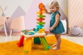 STOLIK INTERAKTYWNY 2W1 PANEL EDUKACYJNY + WIEŻA ZJEŻDŻALNIA DLA PIŁEK