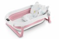 WANIENKA DZIECIĘCA Z TERMOMETREM HARMONY RÓŻOWA + PODUSZKI SŁONIKI