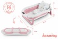 WANIENKA DZIECIĘCA Z TERMOMETREM HARMONY RÓŻOWA + PODUSZKI SŁONIKI