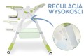 DZIECIĘCE KRZESEŁKO DO KARMIENIA PAPUŚ POCHYLNE 5W1 OLIWKOWE