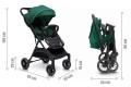WÓZEK DZIECIĘCY SPACERÓWKA ORSETTO AURORA ZIELONY