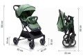 WÓZEK DZIECIĘCY SPACERÓWKA LITTLE RIDER ZEFIR ZIELONY