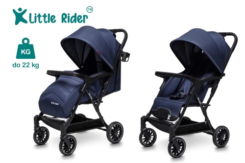 WÓZEK DZIECIĘCY SPACERÓWKA LITTLE RIDER SIENA GRANATOWY