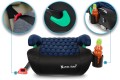 FOTELIK SAMOCHODOWY PODKŁADKA SIEDZISKO Z ISOFIX CZARNO-GRANATOWY R129 125-150 CM
