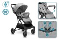 WÓZEK DZIECIĘCY SPACERÓWKA LITTLE RIDER ZEFIR SZARY
