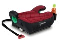 FOTELIK SAMOCHODOWY PODKŁADKA SIEDZISKO Z ISOFIX BORDOWO-SZARY R129 125-150 CM