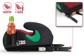 FOTELIK SAMOCHODOWY PODKŁADKA SIEDZISKO Z ISOFIX BORDOWO-SZARY R129 125-150 CM