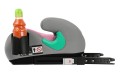 FOTELIK SAMOCHODOWY PODKŁADKA SIEDZISKO Z ISOFIX SZARO-RÓŻOWY R129 125-150 CM