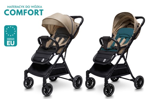 MATERACYK DO WÓZKA SPACERÓWKI COMFORT DWUSTRONNA WKŁADKA PREMIUM MORSKA