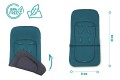 MATERACYK DO WÓZKA SPACERÓWKI COMFORT DWUSTRONNA WKŁADKA PREMIUM MORSKA