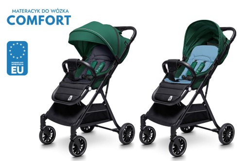 MATERACYK DO WÓZKA SPACERÓWKI COMFORT DWUSTRONNA WKŁADKA PREMIUM NIEBIESKA