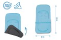 MATERACYK DO WÓZKA SPACERÓWKI COMFORT DWUSTRONNA WKŁADKA PREMIUM NIEBIESKA
