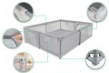 KOJEC DZIECIĘCY 150x180 cm PLAC ZABAW SUCHY BASEN + UCHWYTY I 50 PIŁEK